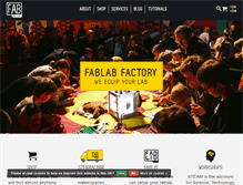 Tablet Screenshot of fablabfactory.com